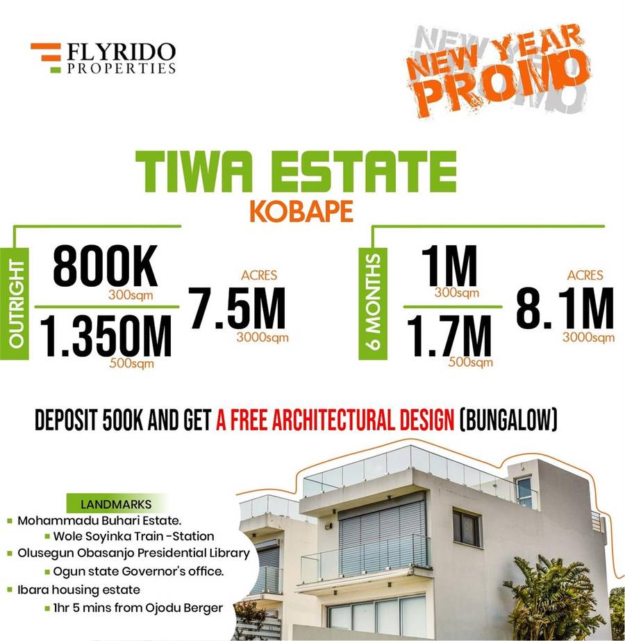 Tiwa estate, kobape