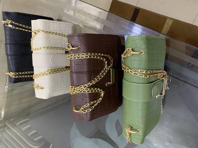 Mini leather hand bag