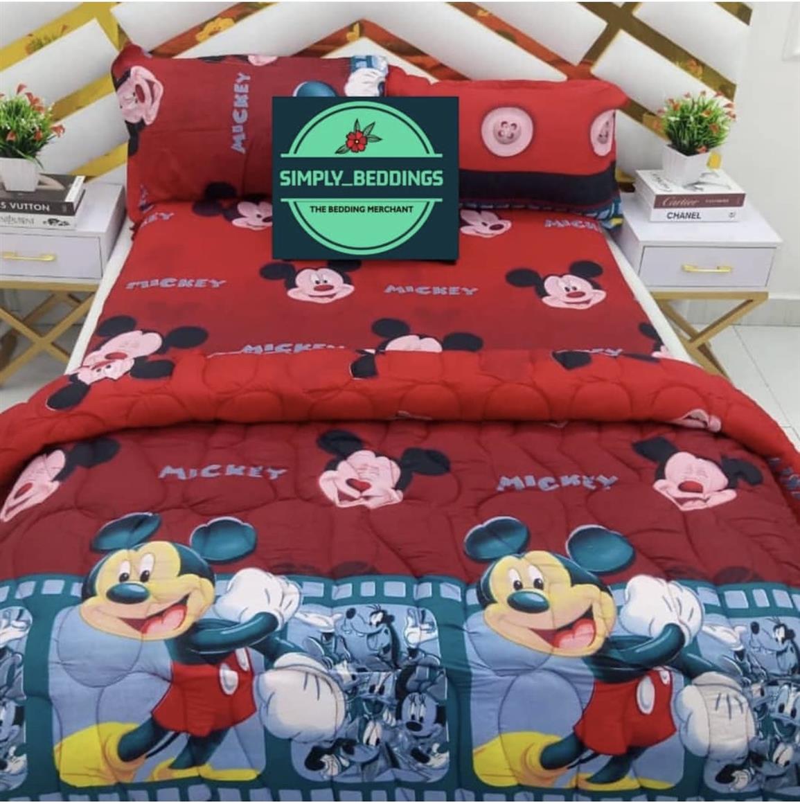 Mickey Mouse Character Duvet Set