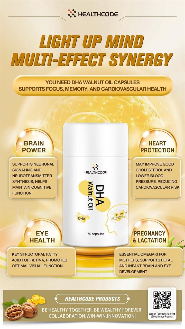 Healthcode DHA walnut oil