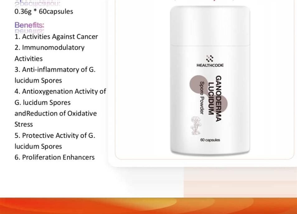 Healthcode ganoderma lucidum capsules