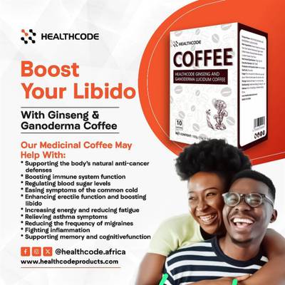 Healthcode ginseng and ganoderma coffee