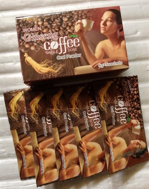Women Ginseng Oral Powder Coffee