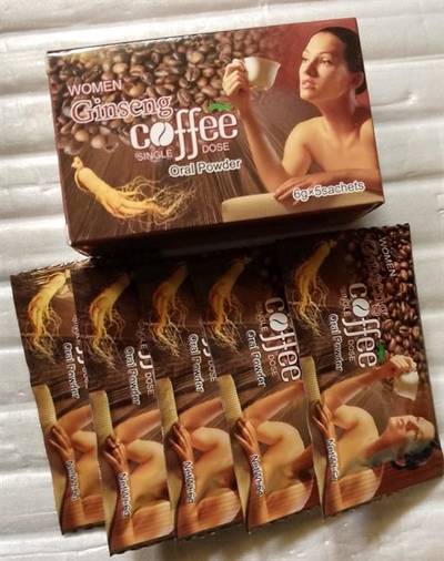 Women Ginseng Oral Powder Coffee