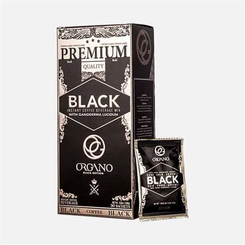 Organic black coffee