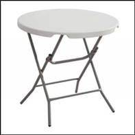 Mini 3ft Round Plastic Table