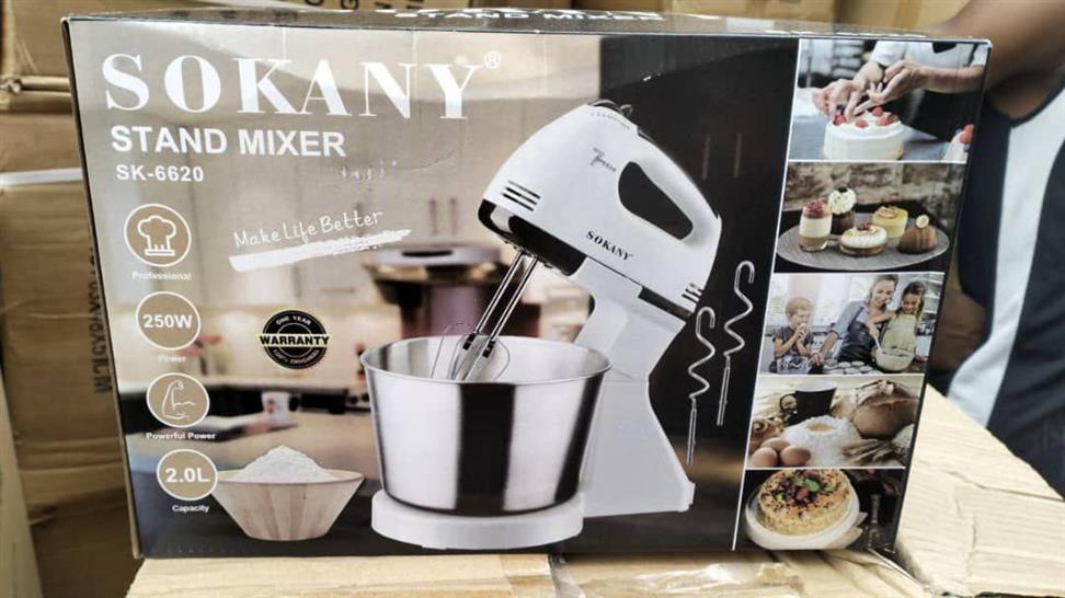 Sokany mixer with 2 litres bowl