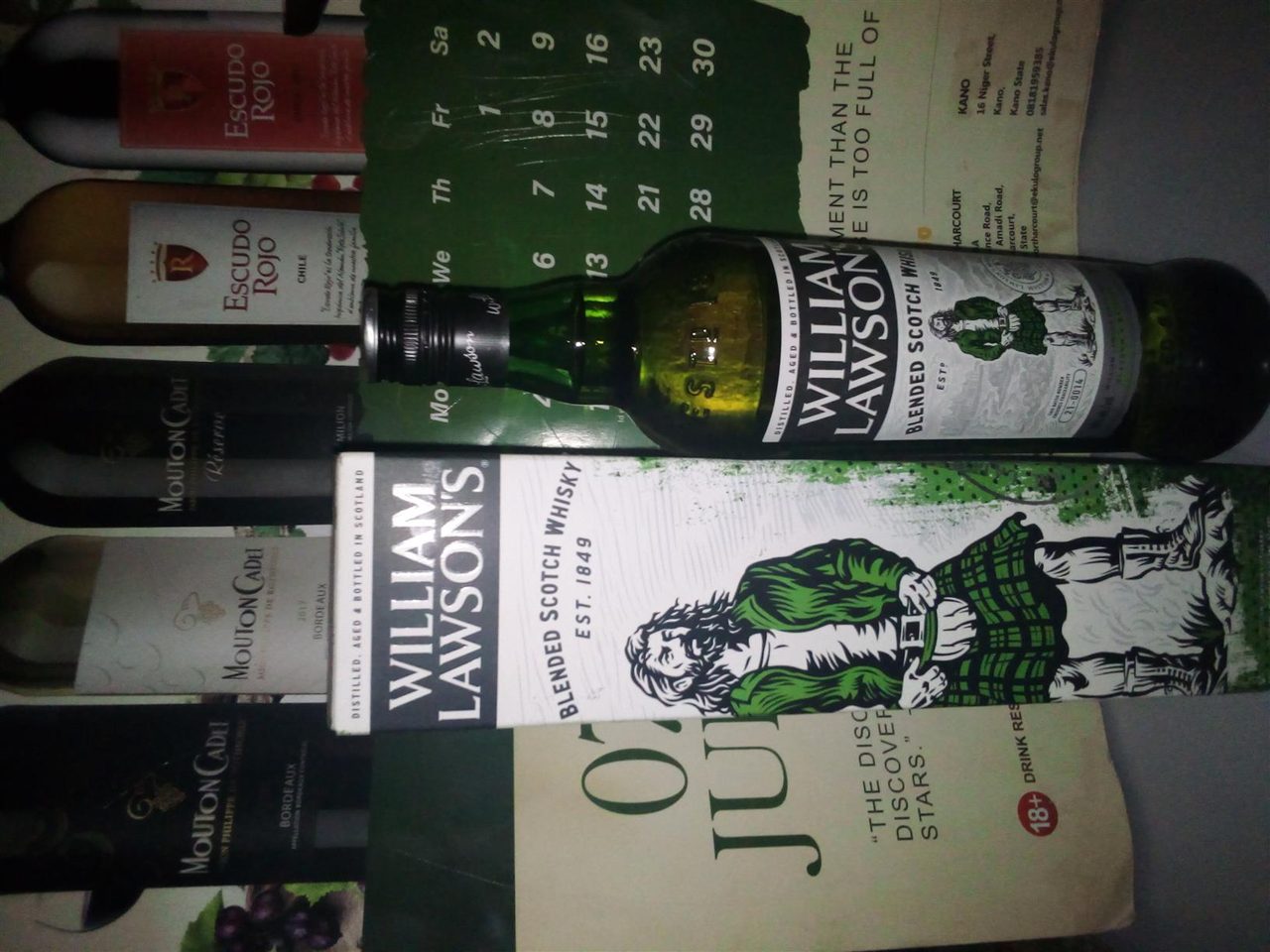 Williams Lawson scotch whiskey