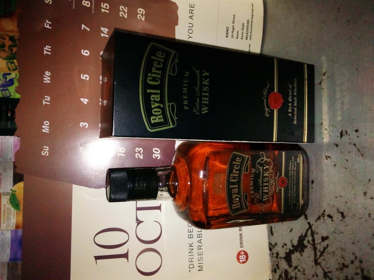 Royal circle whiskey