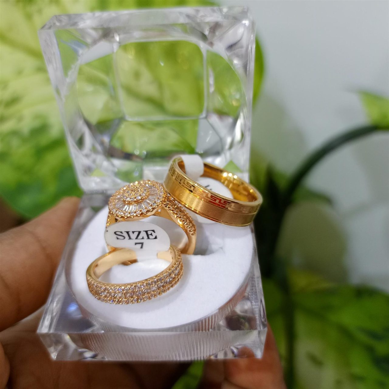 Durable couple wedding rings