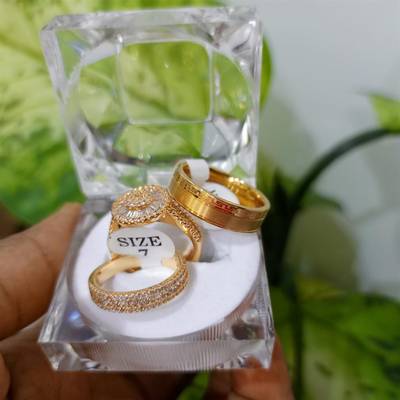 Durable couple wedding rings