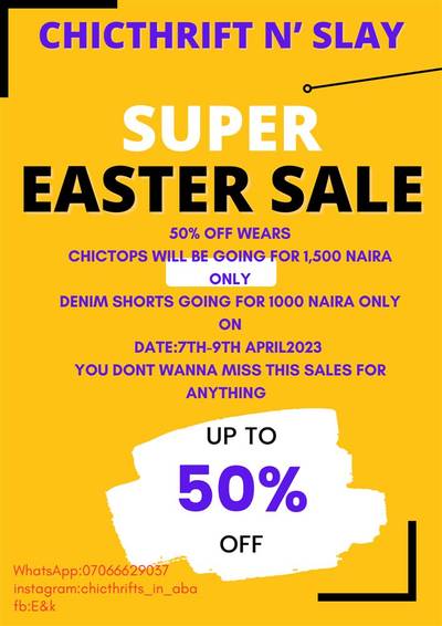 Easter super sales