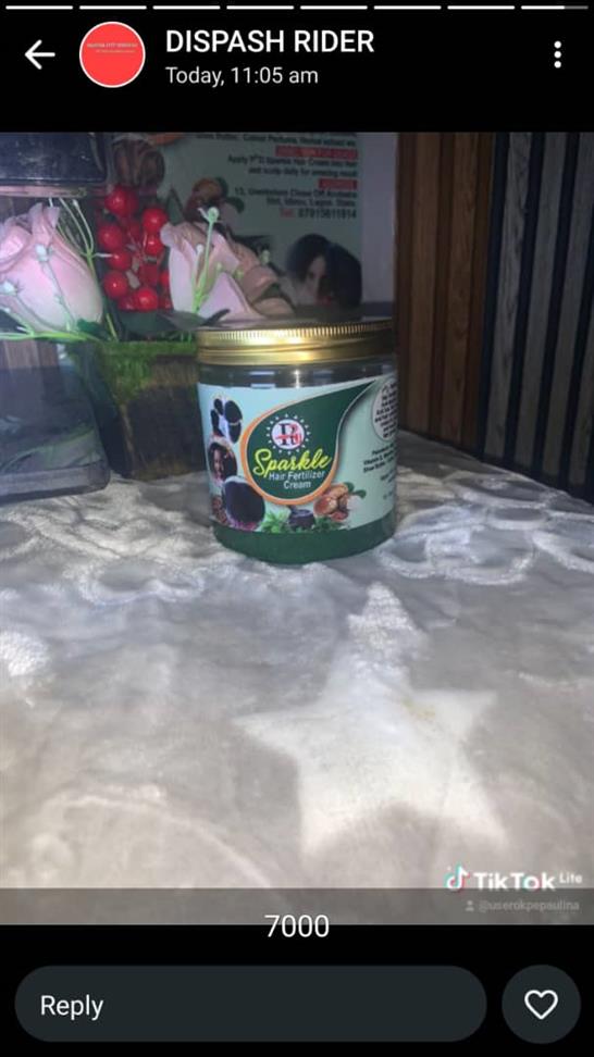 Hair fertilizer cream