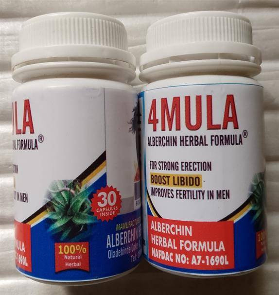 Alberchin 4mula Herbal Capsule for Enhan