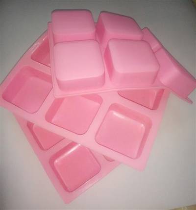 Silicone soap mould