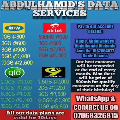 Abdulhamid's Data Services