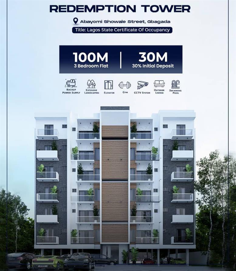 Redemption towers Gbagada