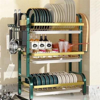 3 Layers Non Tarnish Dish Drainer