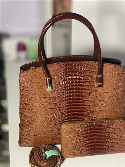 Chrisbella Croc leather Bag