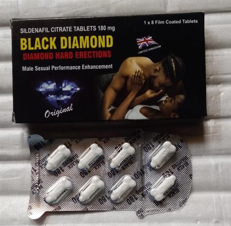 Black Diamond Capsule for Hard Erection