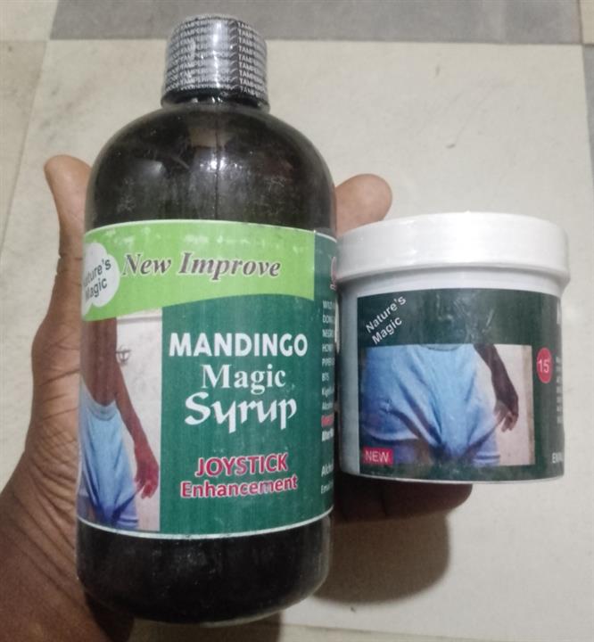 Mandingo Magic Cream+Syrup 4Penis Enlarg