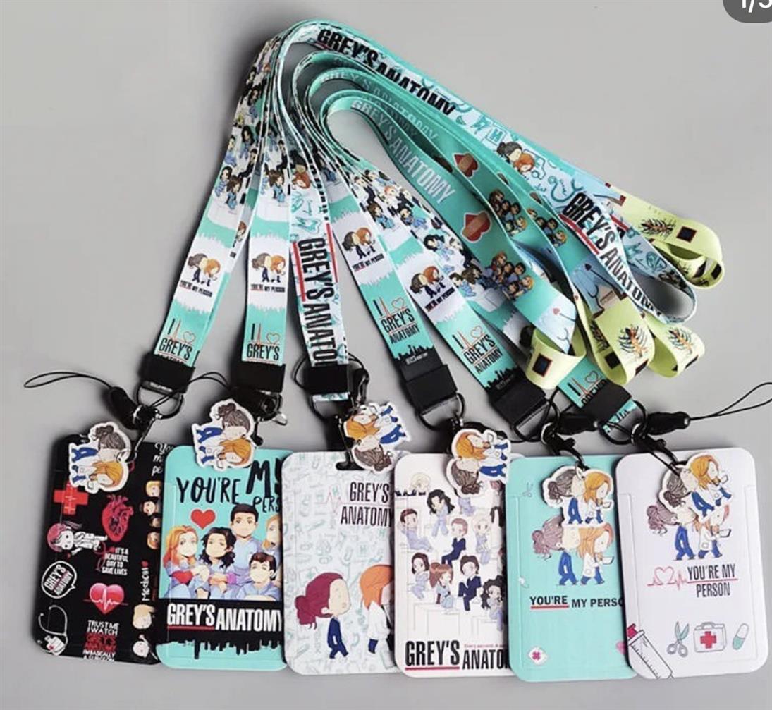 Lanyard id card holder