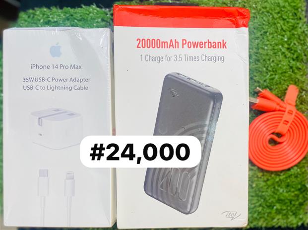 Charger ,powerbank & cord