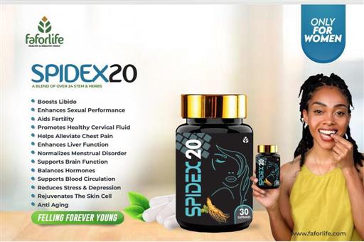 Spidex 20 it helps woman to replena rebu