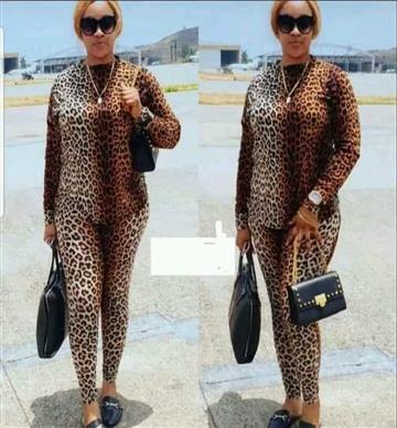 Animal Skin Up-and-down Trouser