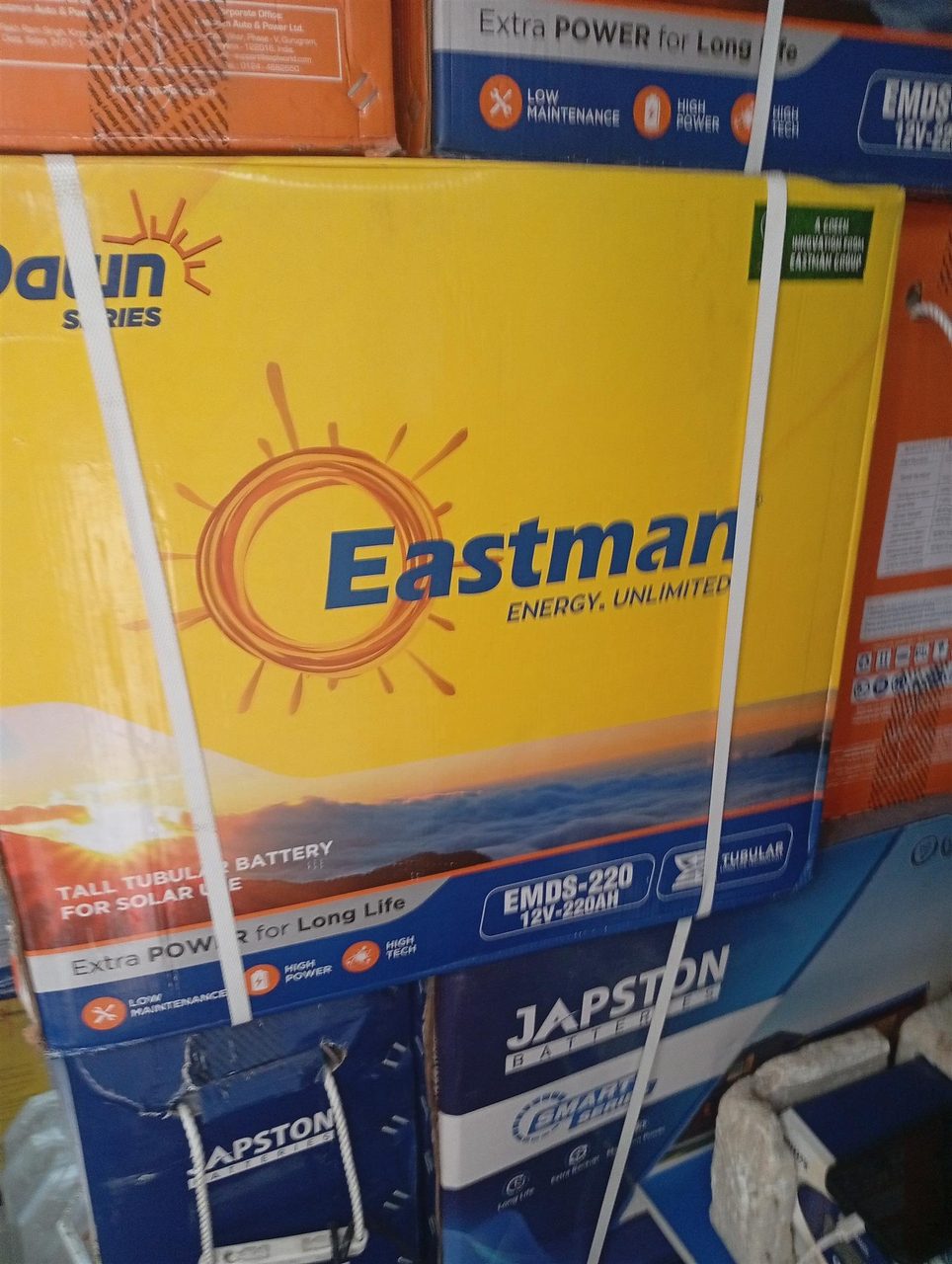 East man wet cell solar battery