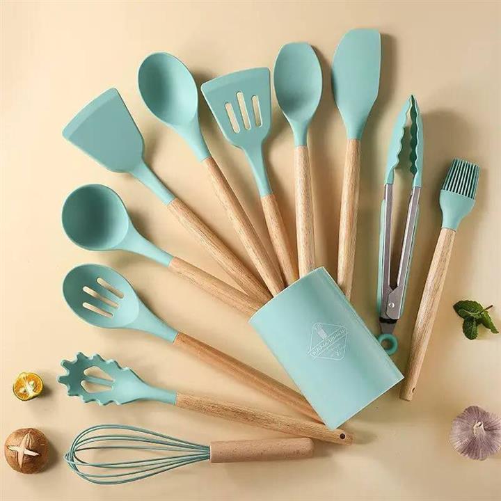 12 pieces silicone spoon