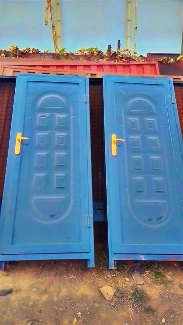 Work by Iron doors