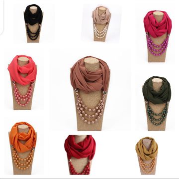 Necklace scarf