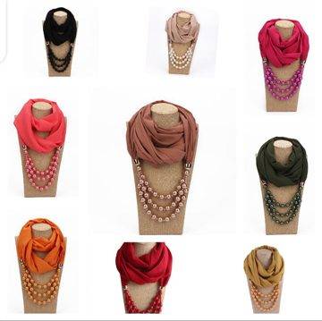 Necklace scarf