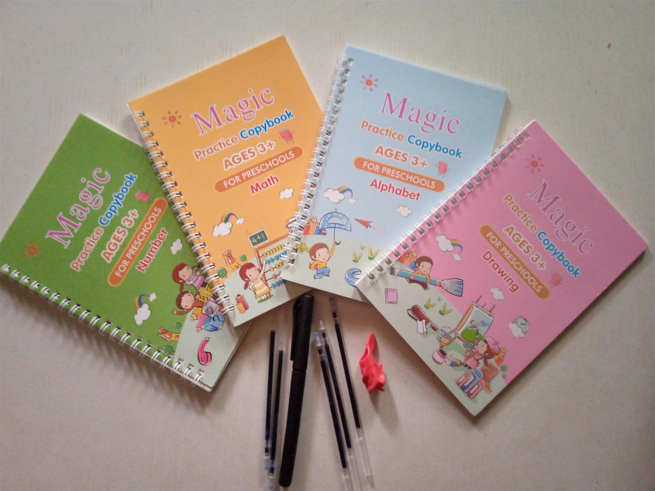 4 in 1 Reusable Magic Copy Book
