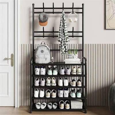 Iron shoe rack
