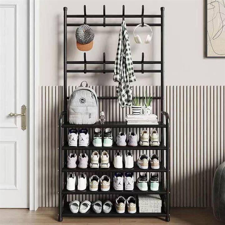 Iron shoe rack