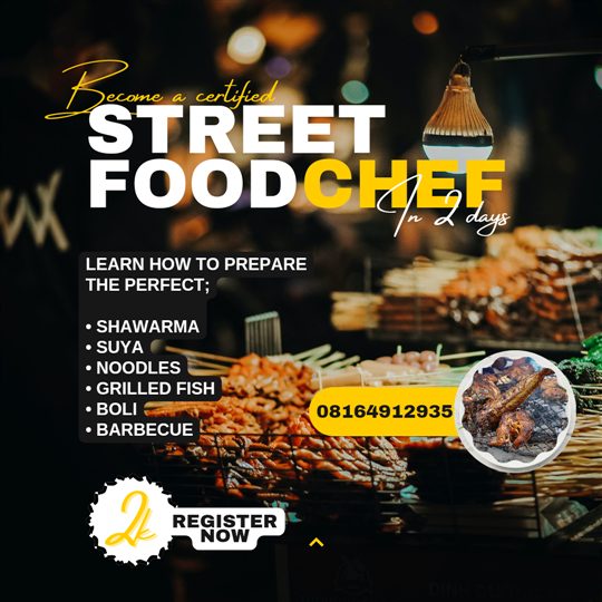 Become a Street food Chef.