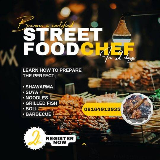 Become a Street food Chef.