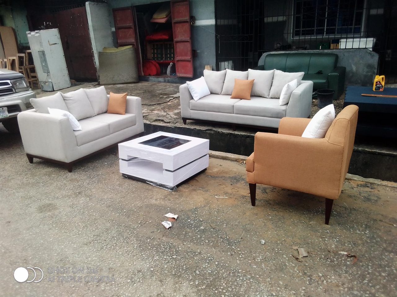 Chairs and center table