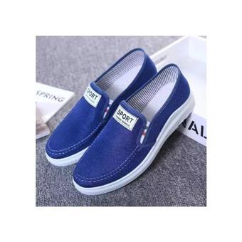 Unisex Elegant Sneakers-Blue,and Black