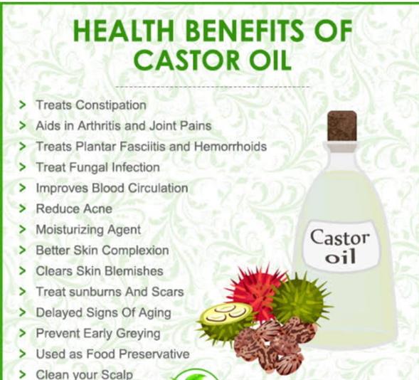 Original pure cold pressed castor oil