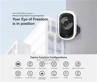 Wi-Fi Wireless CCTV Camera Inbuilt Lithi