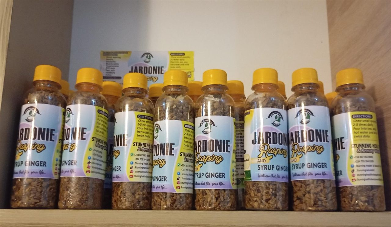 “Jardonie Ginger & Honey Rasping Flakes