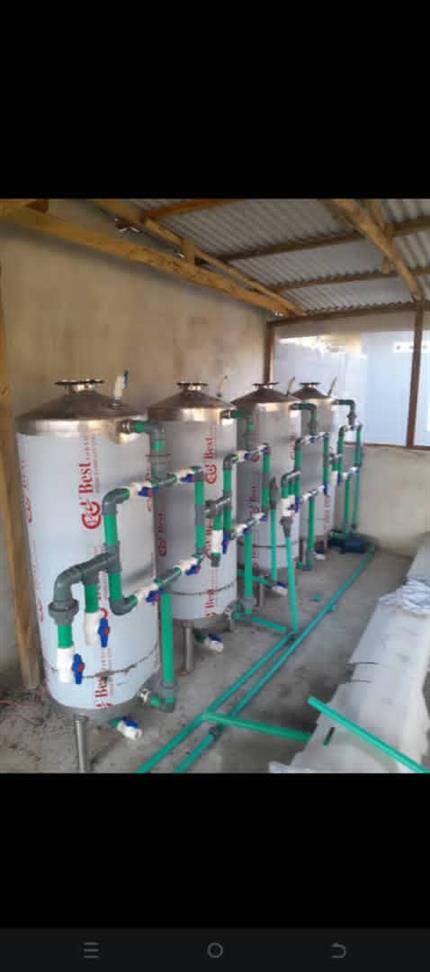 Work by water treatment installation & industria