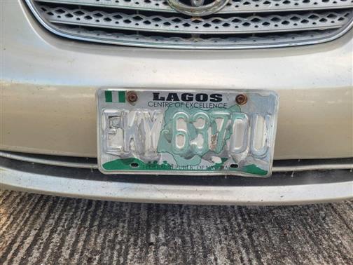 Reprinting faded plate number