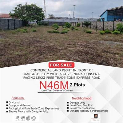 COMMERCIAL LAND DIRECTLY FACING, LEKKI F