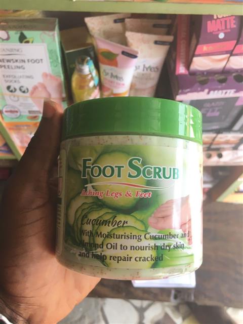 Foot scrub oil