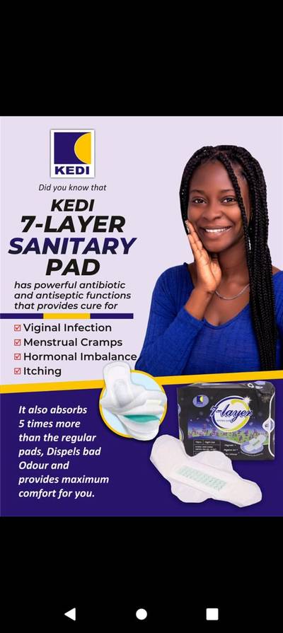 7layers sanitary pad
