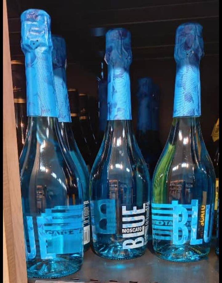 Blue wine